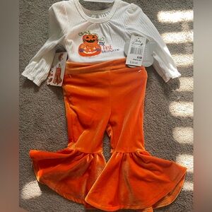 Essentials Halloween Pumpkin Costume White and Orange